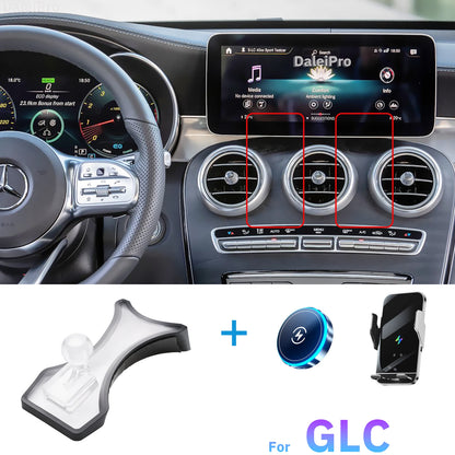 For Mercedes-Benz GLC X253 2016-2020 2021 2022 Special Car Phone Holder Base Wireless Charging Holder Car MagSafe Holder Charger