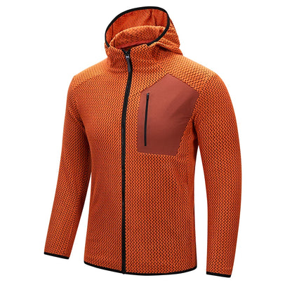 Fashionable and Versatile Warm Hooded Coats, High-quality Men's Zipper Coats for Fall/winter,Casual Sports Fitness Sweatshirts