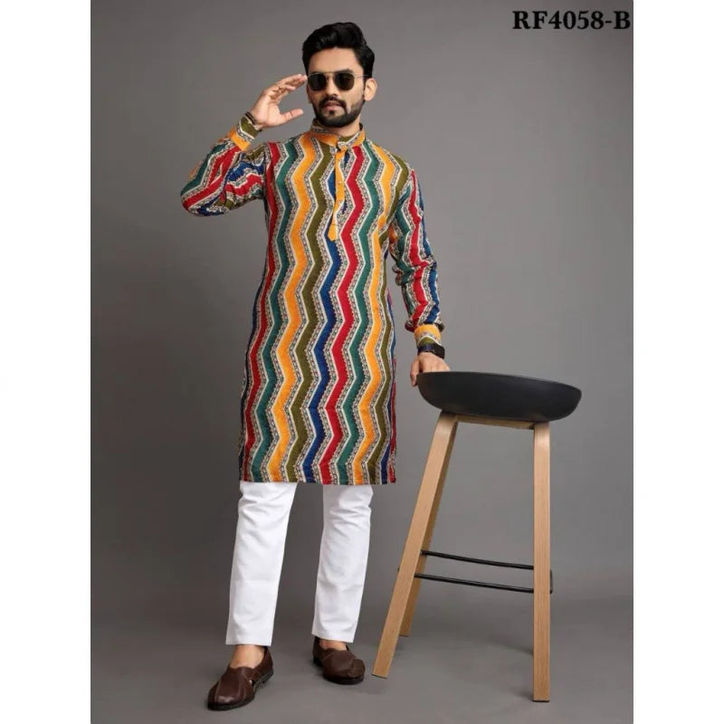 2025 Men's Clothing Ethnic Print Plus Size Tops Wedding Wear Classic Men's Long Sleeve Shirts Traditional Casual Shirts Male ﻿
