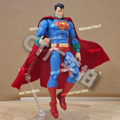 In Stock Ct Toys Superman Hush Mafex 117 Super Man Batman Dc Bat Man Anime Action Figure Moedel Figurine Gifts Toys