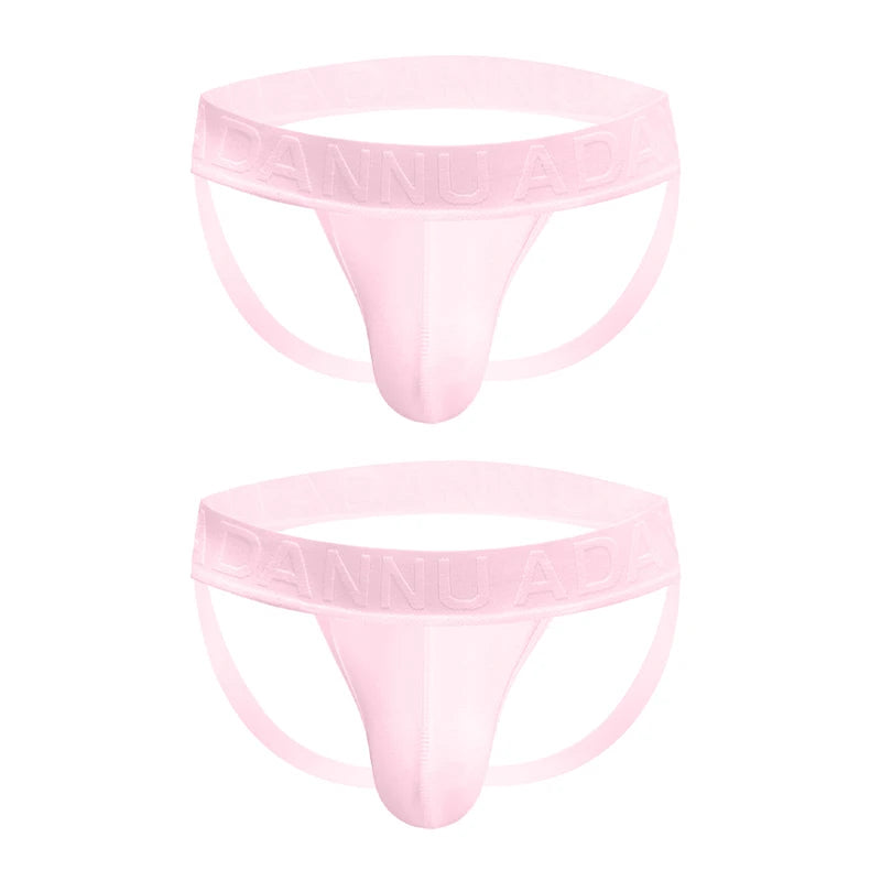 1/2/3PCS Mens Modal Sexy Breathable Quick Dry Sports Hip Lifting Jockstrap T-Back Thongs Bikini Underpants Sissy Panties for Men
