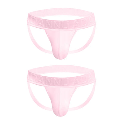 1/2/3PCS Mens Modal Sexy Breathable Quick Dry Sports Hip Lifting Jockstrap T-Back Thongs Bikini Underpants Sissy Panties for Men