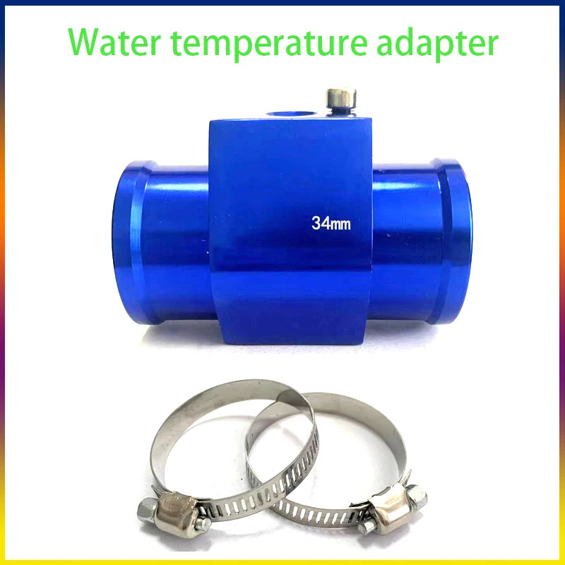 Water Temperature Sensor Head Joint Sensor Radiator Adapter 1/8NPT 12V 24V Digital Water Temperature Gauge Voltmeter