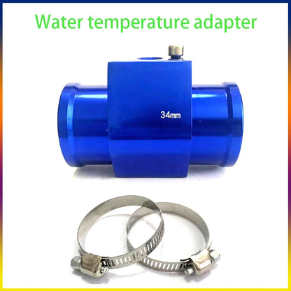 Water Temperature Sensor Head Joint Sensor Radiator Adapter 1/8NPT 12V 24V Digital Water Temperature Gauge Voltmeter