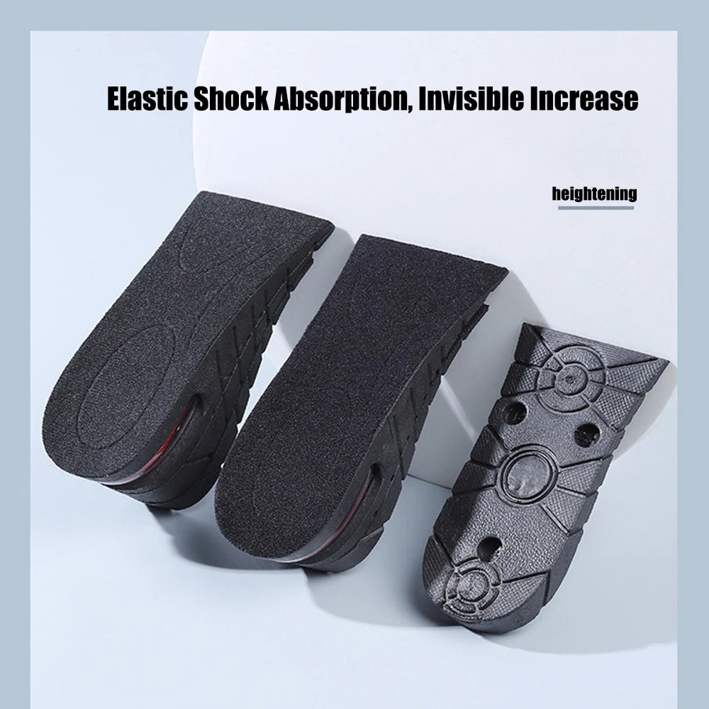 Height Increase Insoles Men Women Elevator Shoes Cushion Unisex Sneakers Heel Lifting Insert Heighten Half Insoles  Accessories