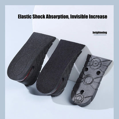 Height Increase Insoles Men Women Elevator Shoes Cushion Unisex Sneakers Heel Lifting Insert Heighten Half Insoles  Accessories