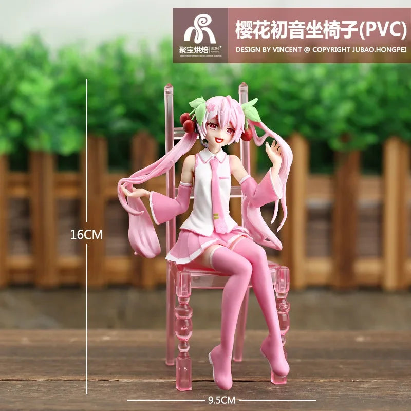 Anime Figure Hatsune Miku Model Statue Doll Beautiful Girl Sailor Moon Rem Asuna Cosplay Merchandise Collectible Gift For Fans