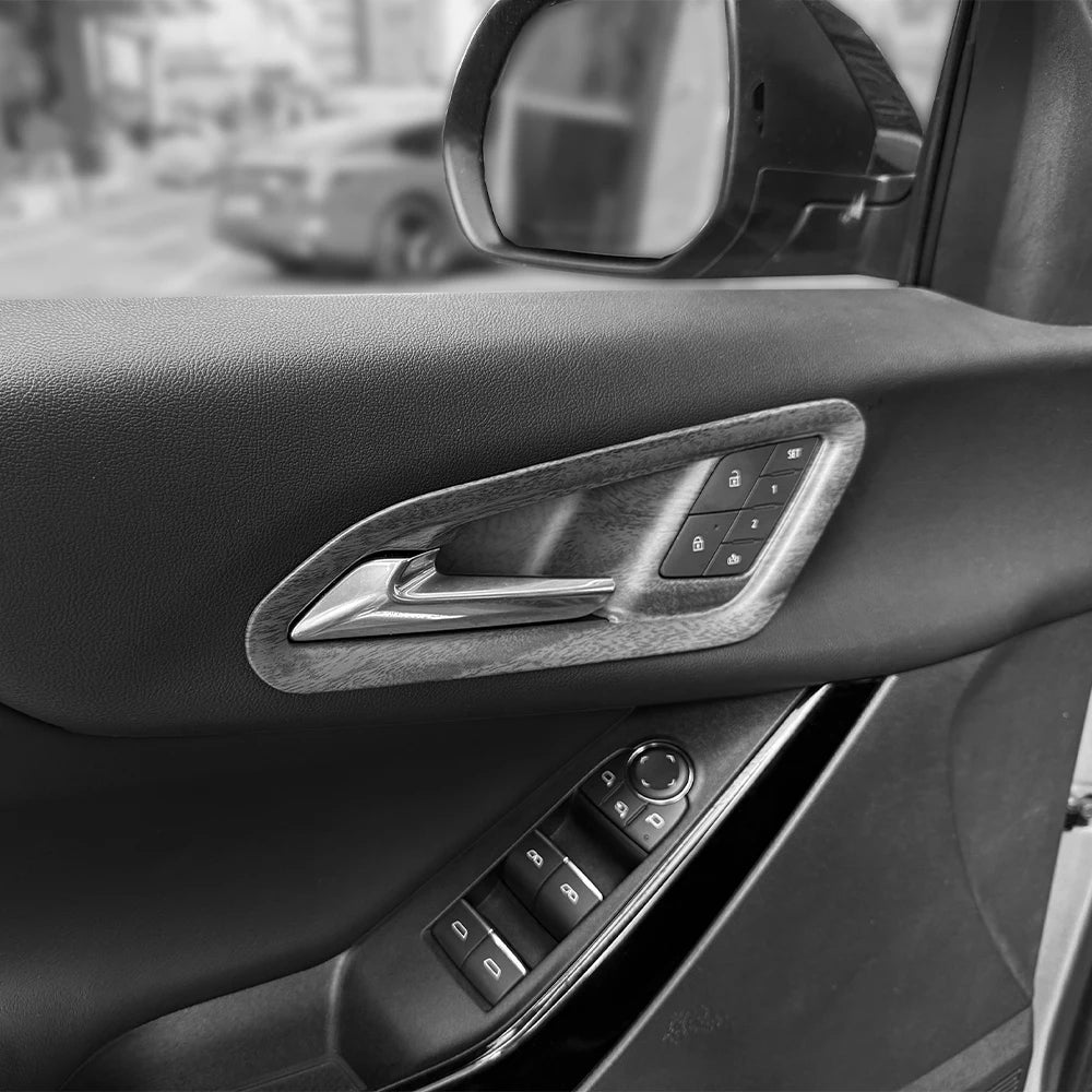 For Chevrolet Equinox Premier 2025 2026 Inner Door Handle Bowl Frame Cover Trim Automotive Interior Accessories LHD