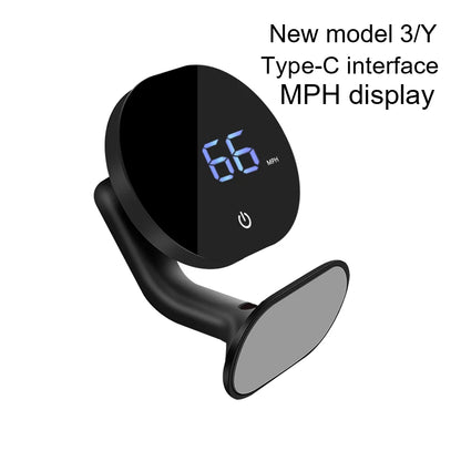 Tesla Model 3/Y Speedometer,Touch Screen Type-C Powered Real-Time Speed Monitor for Tesla 2025 2024 2023 2022 Models