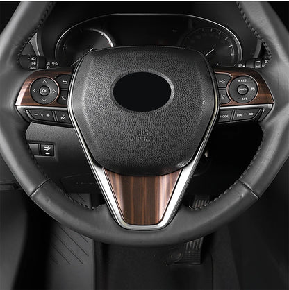 For Toyota Camry XV70 70 2018 2019 2020 2021 2022 2023 ABS Car Steering Wheel Button Panel Trim Cover Decorative Sticker