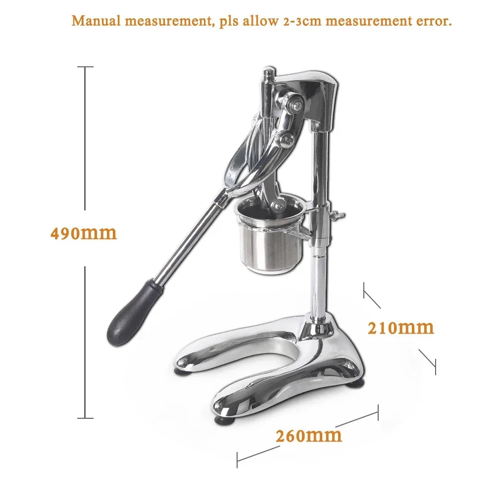 HomeWise Commercial Long 30cm Potato Ships Squeezers Machine French Manual Fries Cutters American Fried Potato Chip