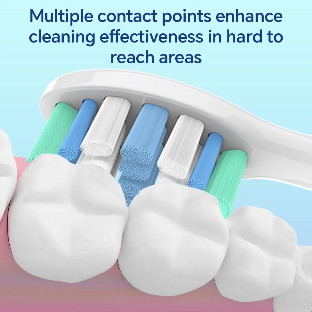 Pack of 4/8/12/20 Replacement Brush Heads Compatible with Philips Sonicare Electric Toothbrush, Tooth Head for HX4100/7500/9500