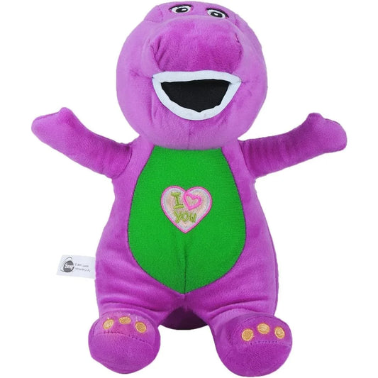 25/30cm Barney Dinosaur Plush Toy Anime Stuffed Music Animal Monster Dinosaur Horror Doll Plush Pillow for Boys Birthday Gifts