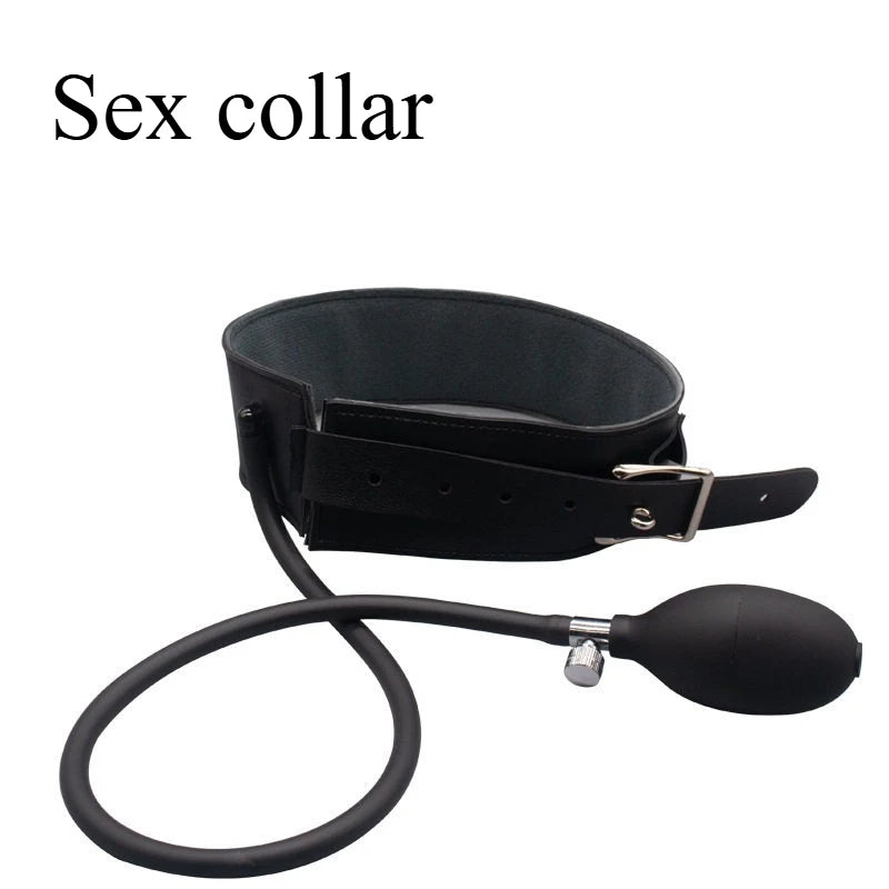 BDSM Punishment Training Inflatable Choker for Adult Inflatable Collar for Couples Sex Game Play Toy Sex Toys Shop