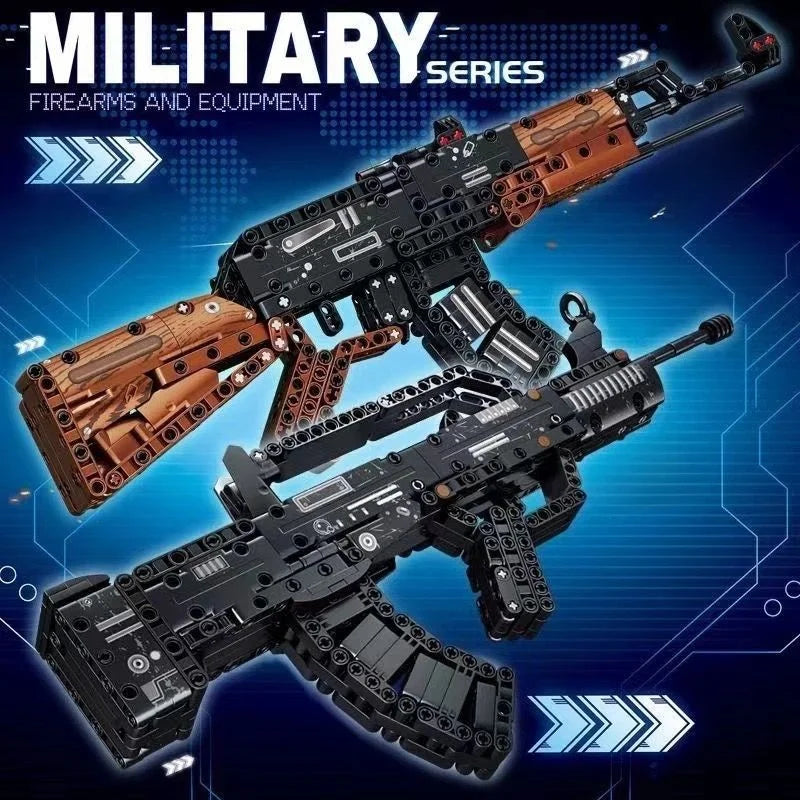 98K Building Blocks Gun Model, DIY Educational Assembly Toy, Creative Brick Set, Perfect Father’s Day Gift