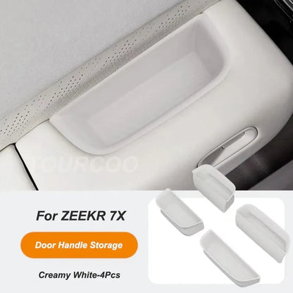 For Zeekr 7X Silicone Center Console Water Cup Frame Cover Anti-slip Wireless Charging Silicone Pad Mat Modify Accessories