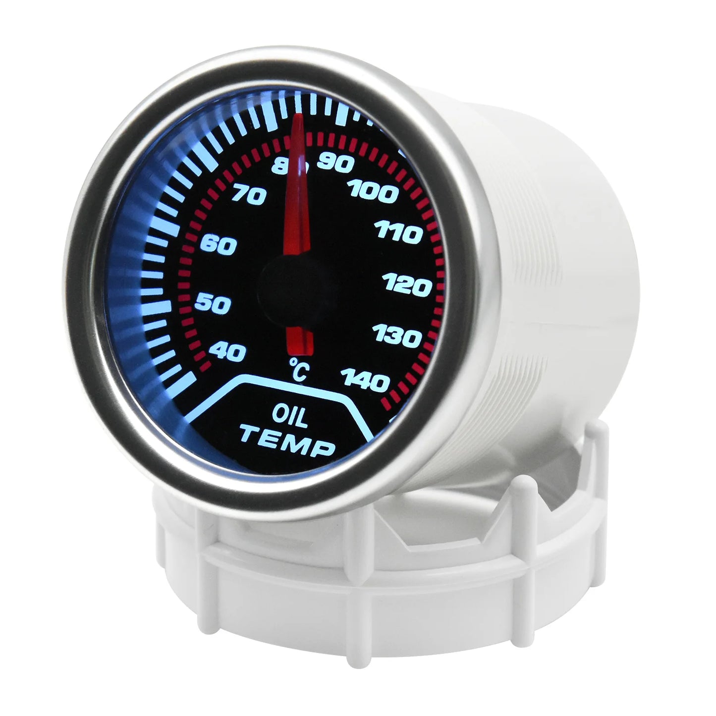 AD 52mm Water Temperature Gauge + 10mm Sensor  Boost Gauge Bar Psi Vacuum Oil Temp Press Voltmeter Tachometer RPM Car Gauge Pods
