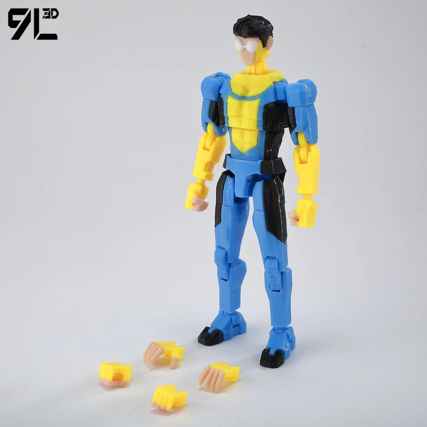 9L3D Printed Invincible Tech Jacket Toys Action Figures Titan13 T13 Dummy 13 Superheroes Multi-Jointed Movable Shapeshift Toys