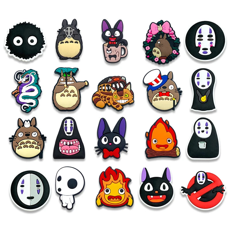 Japanese Cute Beast High-Quality Shoes Charms DIY PVC Shoe bag Accessories For Wristband Pendant Decoration Xmas Gifts