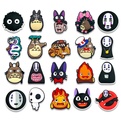 Japanese Cute Beast High-Quality Shoes Charms DIY PVC Shoe bag Accessories For Wristband Pendant Decoration Xmas Gifts