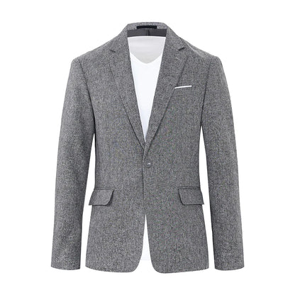 Men's Suit Men's Blazer Men's Summer Casual Suit Blazer Single Button Suit Jacket for Weddings Daily Office Outdoor Occasions