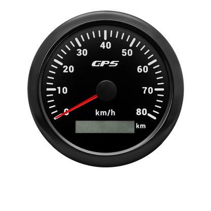 Universal 85MM GPS Speedometer Gauge 7 Color LED Backlight For Motorcycle Marine Boat Truck 60 Kmh 200 Kmh Speed Gauge Meter