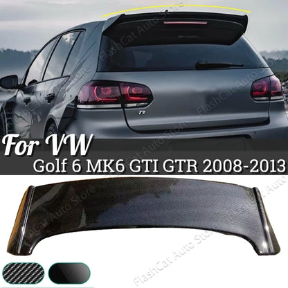 Rear Spoiler Lip Trunk Wing For Volkswagen For VW Golf 6 MK6 GTI R R20 2008-2013 Window Roof Spoiler Spoilers Tuning Body Kit