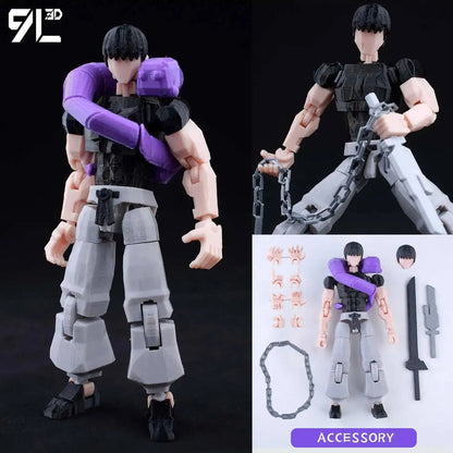 9L3D T13 Jujutsu Kaisen Itadori Figure LUCKY13 Training Ver. JJK Titan13 Multi-Jointed Movable Dummy13 Stress Relief Toys Gifts