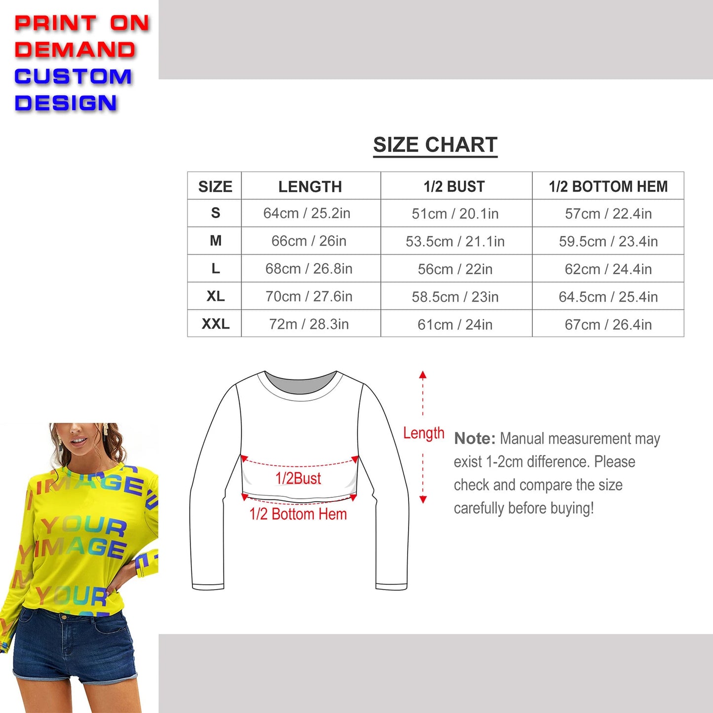 Customized Family Matching Clothes, Printed on Demand, Custom Images, Picture Woman Tops, Yoga Sportswear Shirt Party Uniforms
