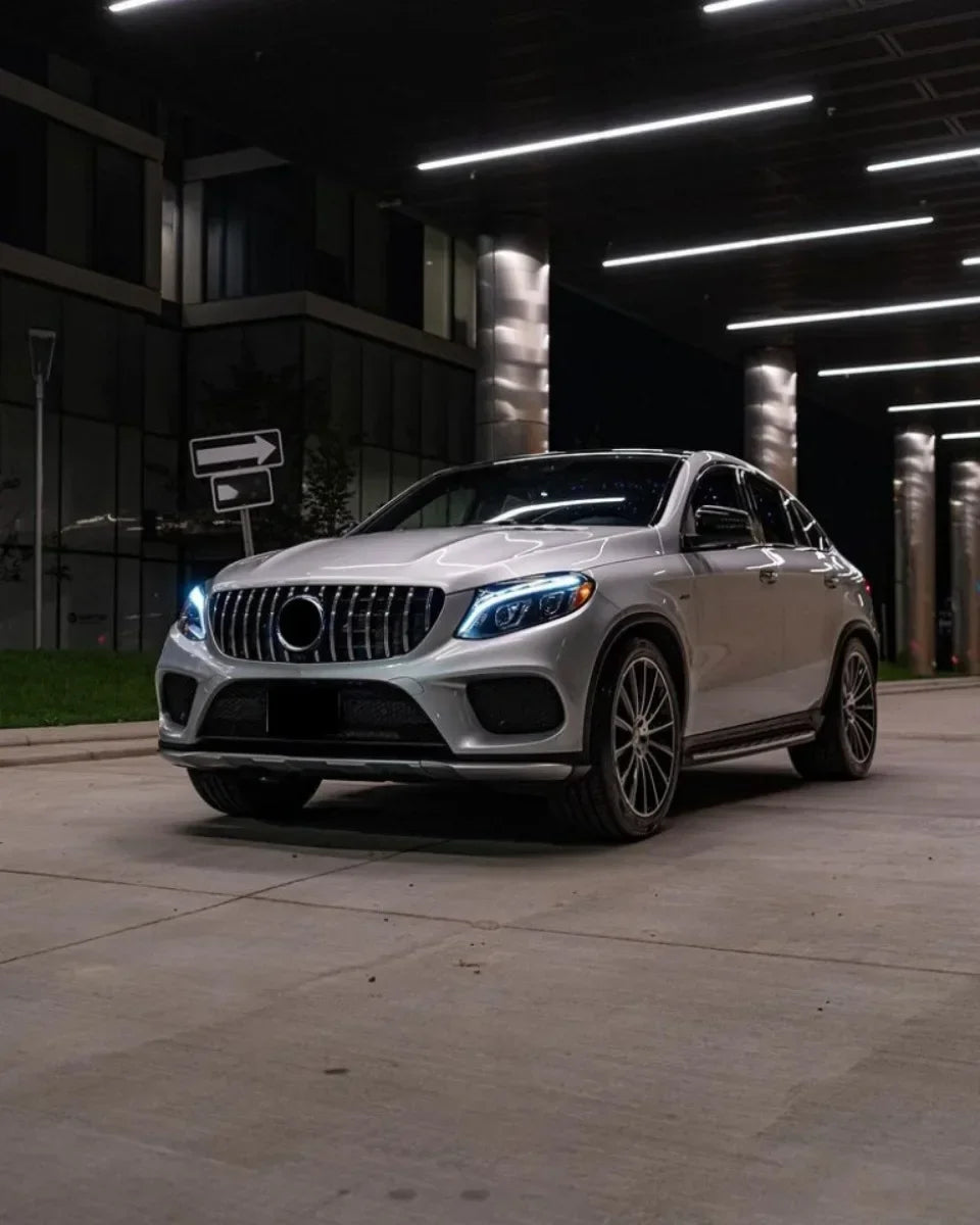 XVIP Front Chrome Diamonds Style Racing Grille For Mercedes Benz GLE C292 GLE350 GLE450 GLE500 GLE43 AMG 2016-2019 Upper Grilles