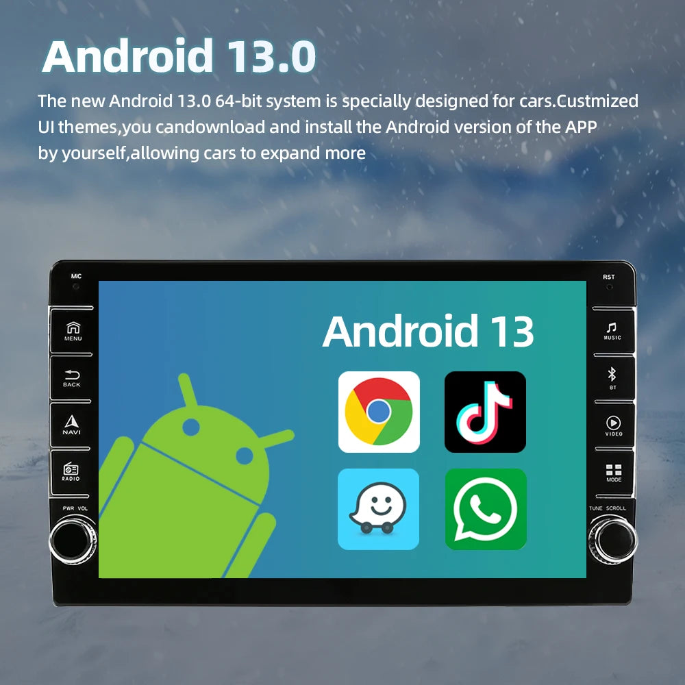 Jundof 2 Din Android 13 Car Radio For Skoda Octavia 3 A7 2013-2018 Multimedia Video Player 4G WiFi Navigation Carplay Head unit