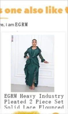 EGRM Large Size Miyake Fold Gradual Color Suit Bat Sleeve Shirt Louver A-line Skirt Two-piece Set Women 2024 Summer New 9RM8723