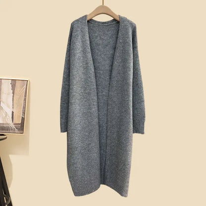Fashionable Knitted Three-Piece Set Women's Autumn New Lazy Style Open Cardigan Outerwear Slimming Wide Leg Pants