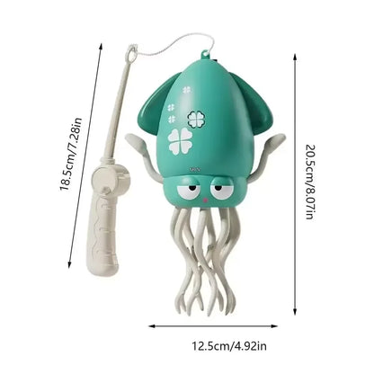 Funny Dancing Jellyfish Squid Fish Dancer Toys for Kids Automatic Obstacle Avoidance Walking Electronic Toy for Baby Children