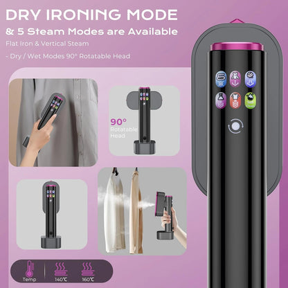 Portable Iron Clothes Machine Multi Functional Handheld Steam Iron Garment Steamers Ironing Machine Travel Vertical Steam Iron