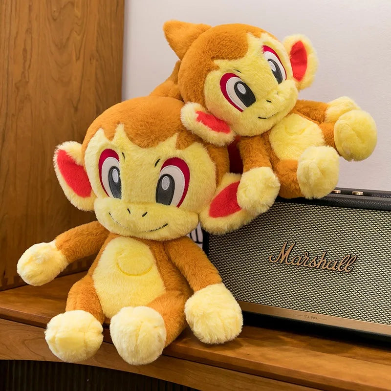 New 30/40cm Chimchar Pokemon Plush Toy Anime Figure Doll Cute Giant Pokémon Monkey Cartoon Stuffed Pillow Doll Holiday Xmas Gift