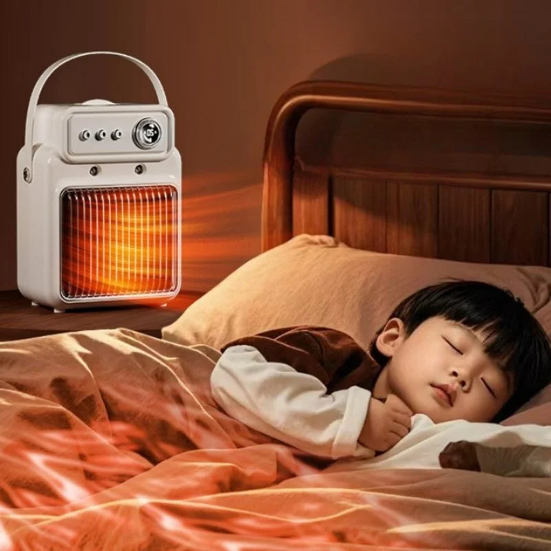 Elegant Household Heater Winter Office Small Heater Bedroom Small Sun Desktop Heating Artifact, Household Air Heater
