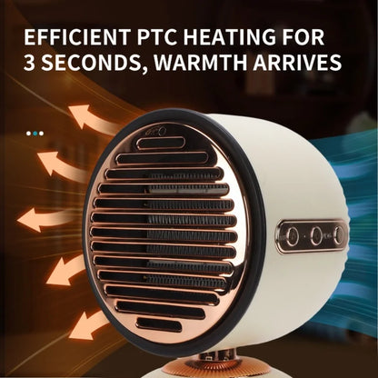Portable Desk Heater With Humidifier 3s Fast Heating Tip Over Protection For Office Bedroom EU Plug 220V