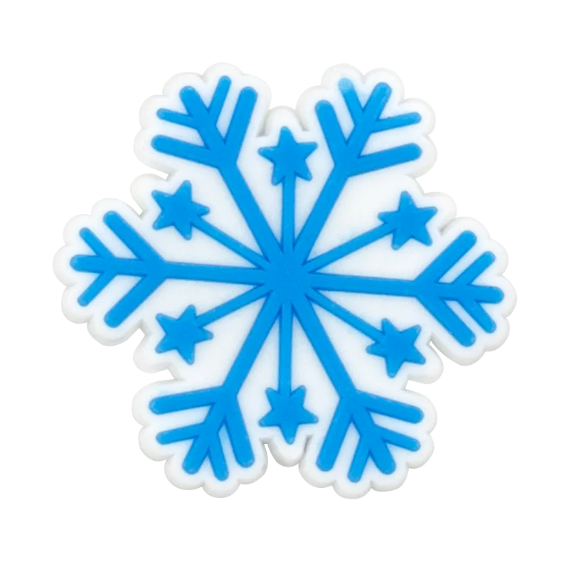 1/25PCS Christmas Style Shoe Charms Xmas Style Snowman Christmas Outfit Snowflake Shoe Accessories Pins for Clog Pins Buckles