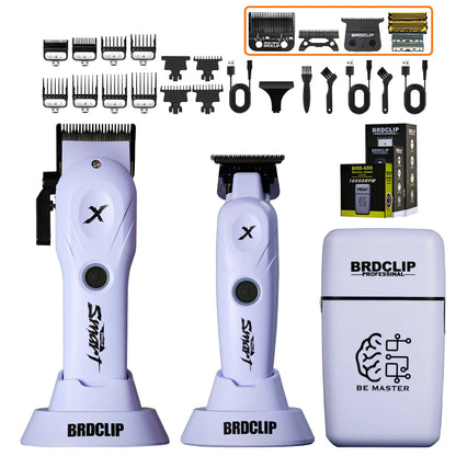 BRDCLIP 108 109 609 Purple Barber Professional 8800RPM 4500mAh Hair Clipper 10000RPM Salon Electric Shaver 7700RPM Hair Trimmer
