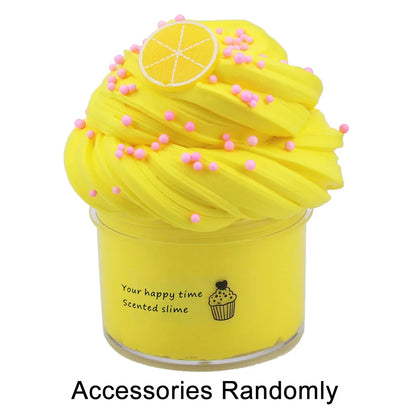 Butter Slime Kit 100ML Super Soft and Non-Stick DIY Fluffy Putty Stress Relief Toys Party Favor Toys For Kids Birthday Gifts