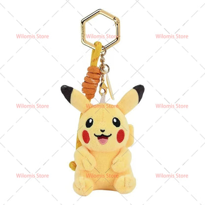 34 Styles Pokemon Plush Keychain Cartoon Toys Pikachu Eevee Charmander Squirtle Mew Snorlax Jigglypuff Doll Kids Kawai Toy Gift
