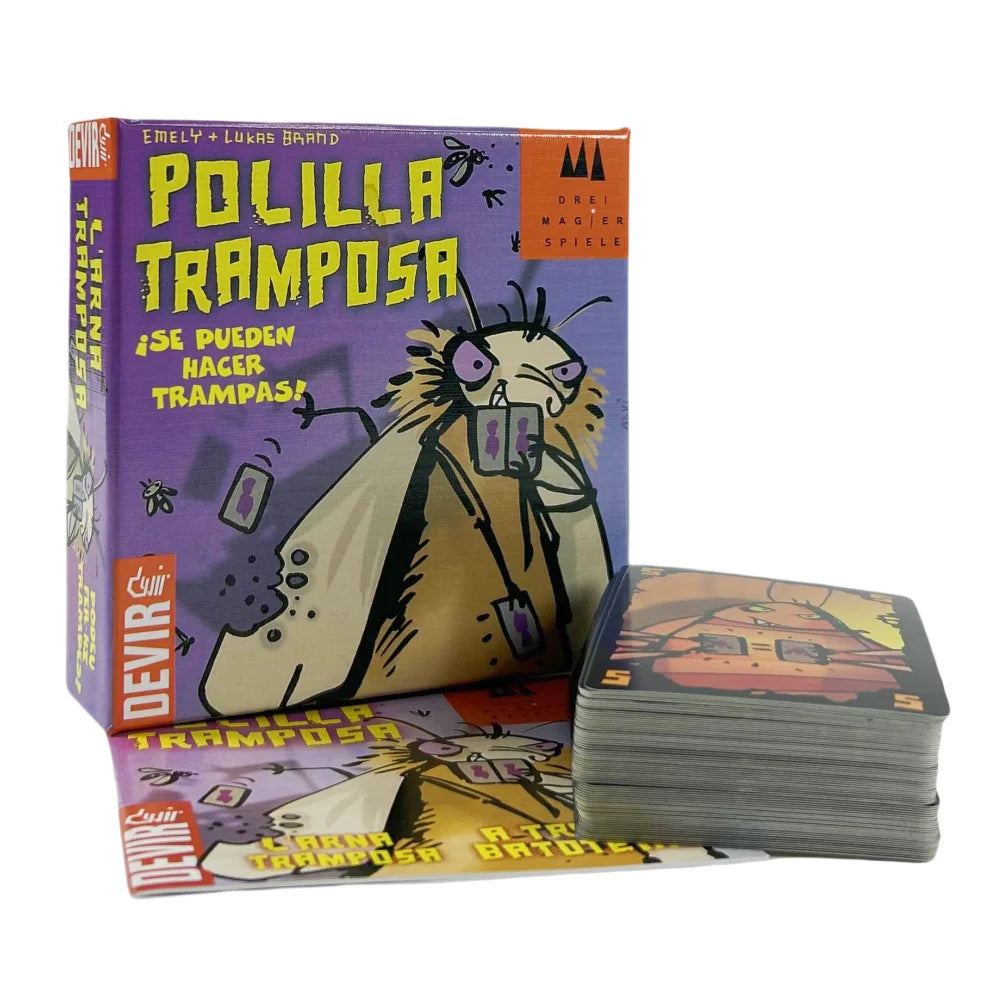 Polilla Playing Card Game The Cheating Moth Board Game Juego Cartas Royal Xiaoqiang Family Games For Party Wholesale