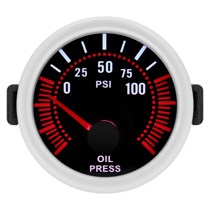 Tachometer For 12V Car 52mm Universal Smoke Len RPM Turbo Boost Gauge 2 Bar PSI Water Temp Meter Oil Pressure Gauge  Tacho