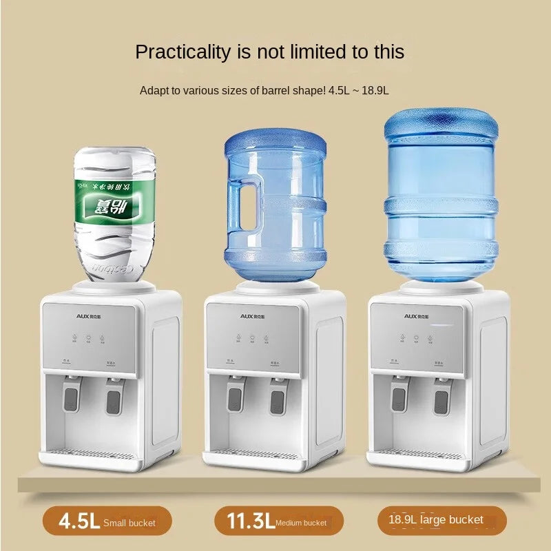 Compact Water Dispenser with Anti-Dry Burning Feature Ideal for Home and Office Use Desktop Type Can Accommodate Bottled Water