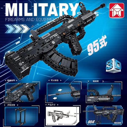 98K Building Blocks Gun Model, DIY Educational Assembly Toy, Creative Brick Set, Perfect Father’s Day Gift