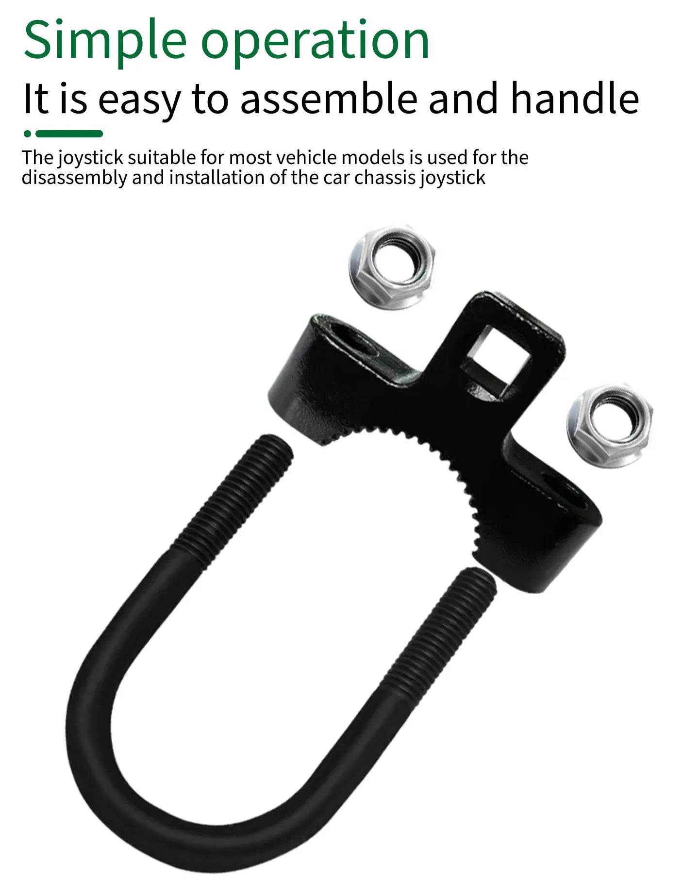 3/8 Inch Inner Tie Rod Removal Tool, Car Steering Ball Joint Disassembly Maintenance Tool, Professional Auto Repair Tool