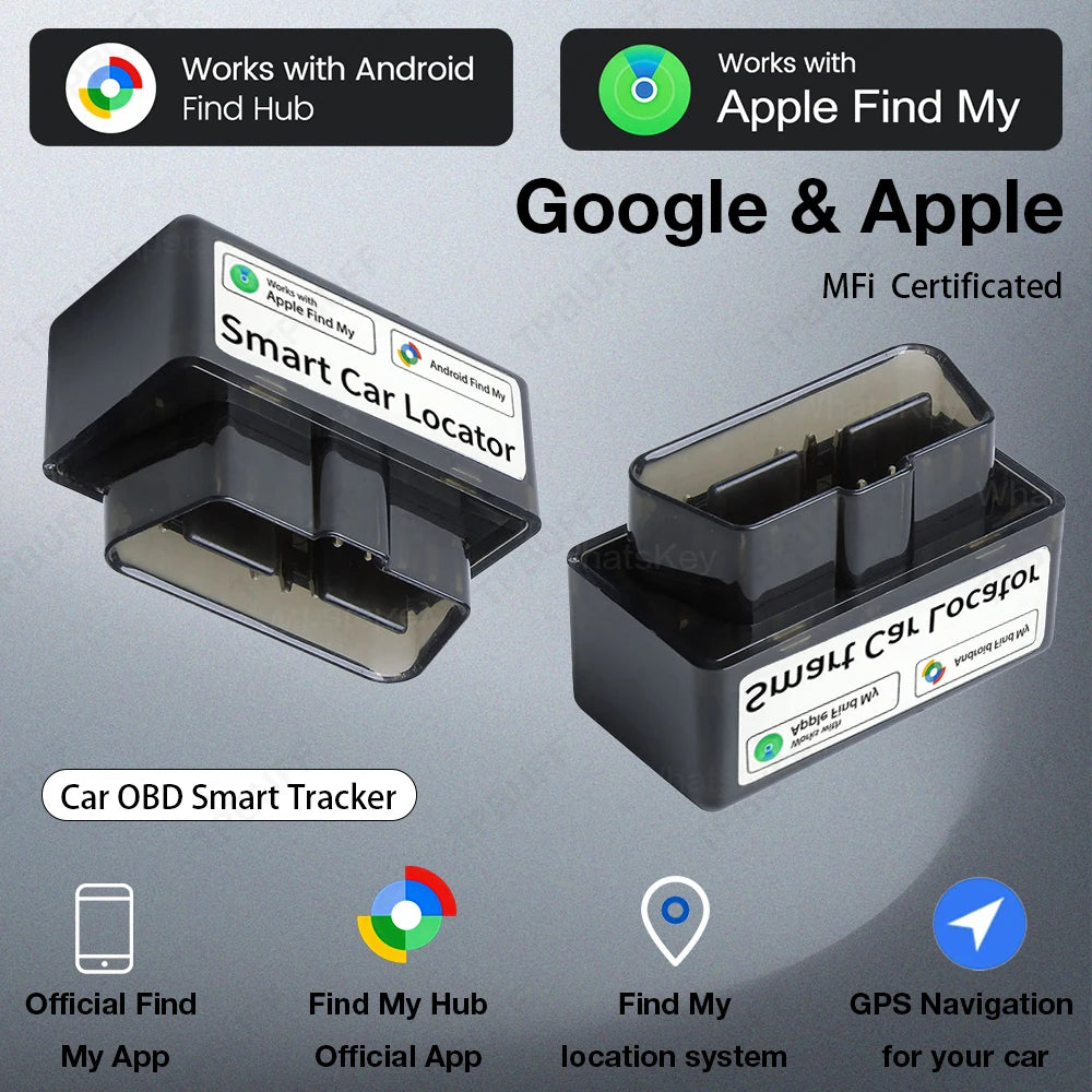 Google Find My Car OBD For iPhone Android & IOS  Compatible With All Car OBD Locators Monitoring Tracker Anti-lost Free App Fin