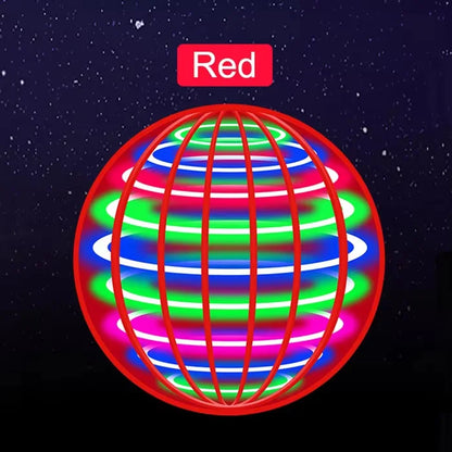 Flying ball, automatic spinning ball, LED dazzling lights, floating magic, fan, UFO flying machine, toy, gift, game, sports ball