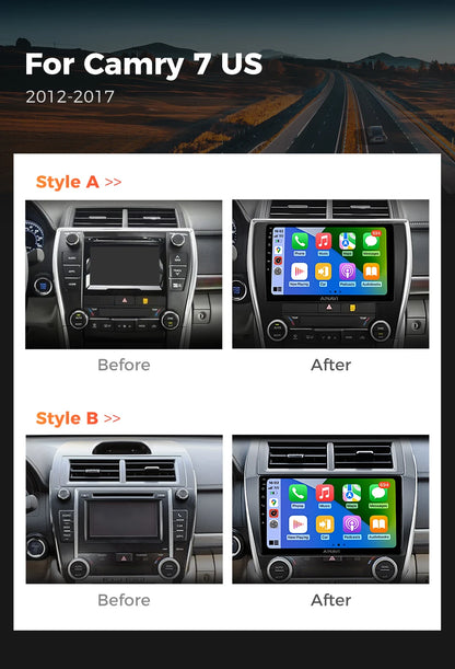 Ainavi Car Multimedia Player For Toyota Camry 7 XV 50 55 US Version 2012 2013 2015 2017 wireless Carplay Android Auto 4G Wifi